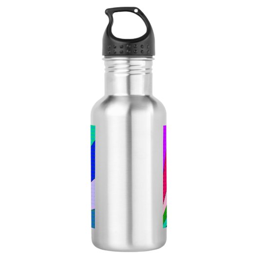 Bouteille D'eau Retro Lady Flipping the Bird (Dos)