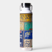 Bouteille D'eau Retro License Plate Collection (Avant)