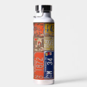 Bouteille D'eau Retro License Plate Collection (Plage)