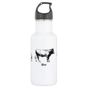 Bouteille D'eau Retro Oink Moo Cluck Pig Cow poulet