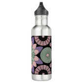 Bouteille D'eau Retro Pastel Floral Mandala Symmetry (Droite)