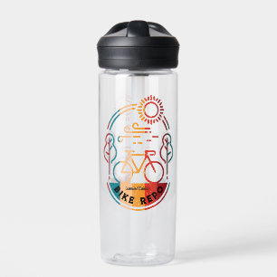 Bouteille D'eau Retro Personnalisé Vélo Repo