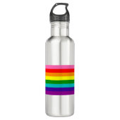Bouteille D'eau Retro Rainbow 8 Pride (Devant)