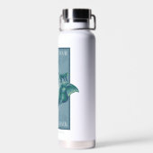 Bouteille D'eau Retrouvez votre joie - Le Lotus Blanc (Arrière)