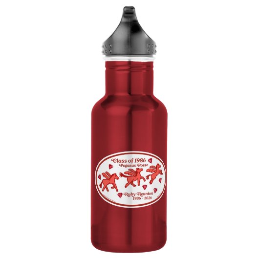 Bouteille D'eau Réunion rubis du Pegasus Posse (Droite)