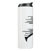 Bouteille d'eau réutilisable (Tourné sur la gauche)