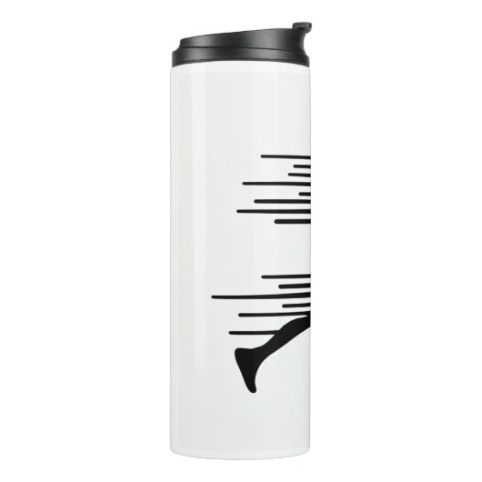 Bouteille d'eau réutilisable (Tourné sur la gauche)