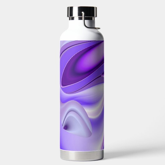 Bouteille D'eau Rêves arc-en-ciel à fleurs violettes (Droite)