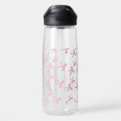 Bouteille d'eau Rêves de Nœud Rose (Arrière)