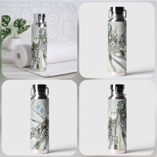 Bouteille D'eau Rhinestones Art Déco vintage Élégant Glamour