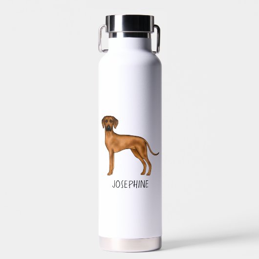 Bouteille D'eau Rhodesian Ridgeback mignon Chien Lion Africain Et  (Avant)