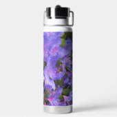 Bouteille D'eau Rhododendron pourpre fleurit (Arrière)