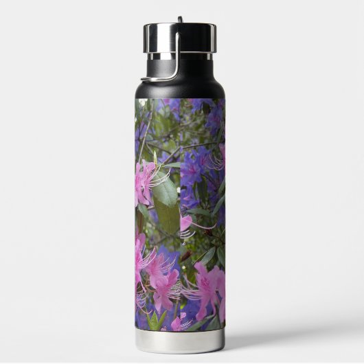Bouteille D'eau Rhododendrons roses et violets (Évier)