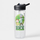Bouteille D'eau RICK ET MORTY™ | Éclat vert (Gauche)