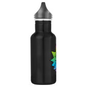 Bouteille D'eau RICK ET MORTY™| motif Rainbow Rick Head (Gauche)