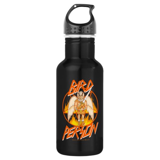 Bouteille D'eau RICK ET MORTY™| Pentagramme d'oiseaux (Devant)