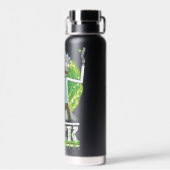 Bouteille D'eau RICK ET MORTY™ | Vert Splash (Arrière)