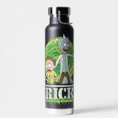 Bouteille D'eau RICK ET MORTY™ | Vert Splash (Gauche)
