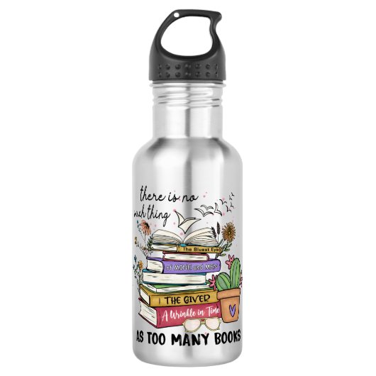 Bouteille D'eau Rien De Trop De Livres (Devant)