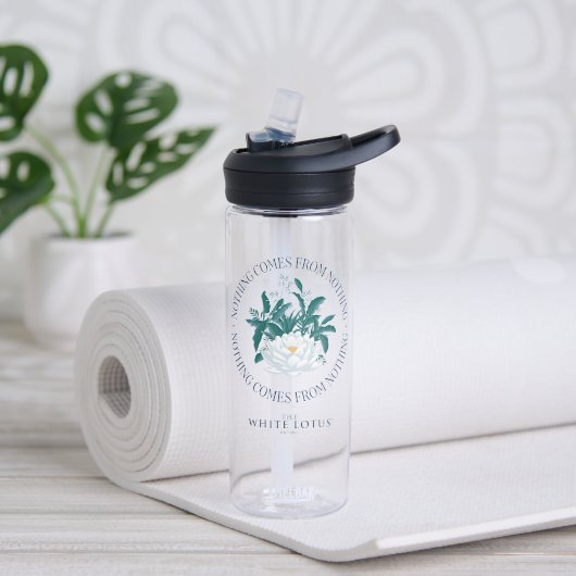 Bouteille D'eau Rien Ne Vient De Rien - Le Lotus Blanc (Yoga)