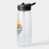 Bouteille D'eau Robert Retro Sunset Name Design (Gauche)