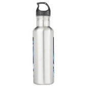 Bouteille D'eau Robot déplaisant Père Noël (Dos)