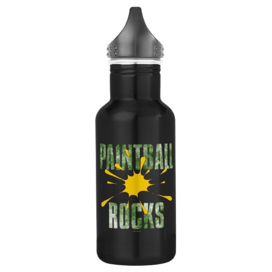 Bouteille D'eau Roches de Paintball (Gauche)