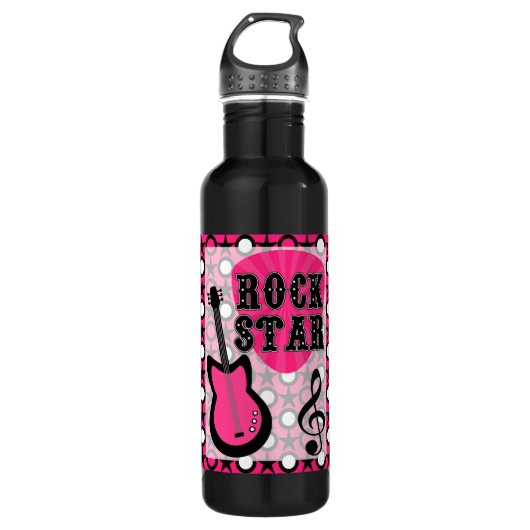 Bouteille D'eau Rock Star (Devant)