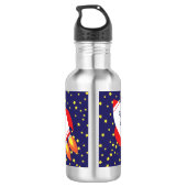 Bouteille D'eau Rocket Ship Cute Kids Water Bottle (Dos)