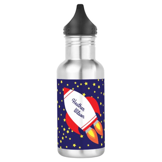 Bouteille D'eau Rocket Ship Cute Kids Water Bottle (Gauche)