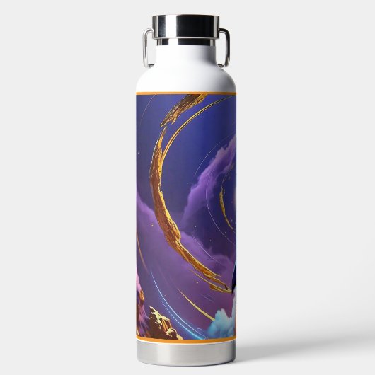 Bouteille D'eau "Rocket Trail" (Avant)