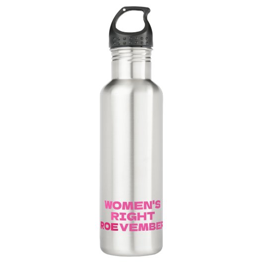 Bouteille D'eau ROEVEMBER Femme droite Pro Choice Abortion (Devant)
