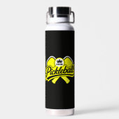 Bouteille D'eau Roi de Pickleball Champion (Arrière)