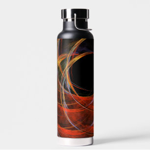 Bouteille D'eau Rompre le cercle de l'art Abstrait