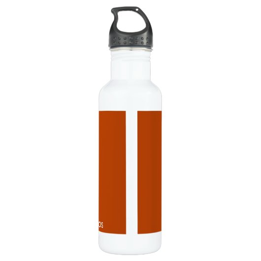 Bouteille D'eau Rooibos rouge brun nom (Dos)