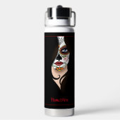 Bouteille D'eau Rosa Sugar Skull Portrait (Arrière)