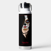 Bouteille D'eau Rosa Sugar Skull Portrait (Salle de sport)