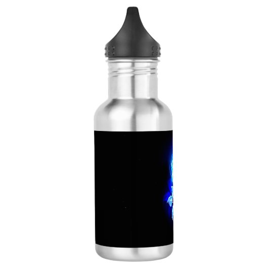 Bouteille D'eau Rose bleu brûlant (Gauche)