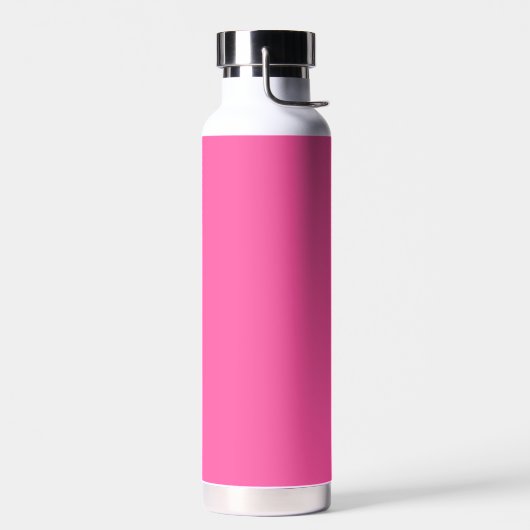 Bouteille D'eau Rose brillant (couleur solide) (Gauche)