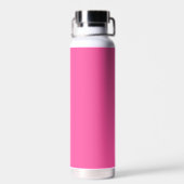 Bouteille D'eau Rose brillant (couleur solide) (Arrière)