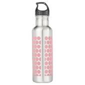 Bouteille D'eau Rose de cristal couleur printemps été (Dos)