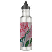 Bouteille d'eau Rose d'été Abstraite (Gauche)