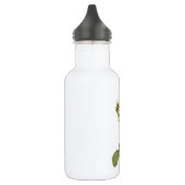 Bouteille D'eau rose double mousse par Redouté (Gauche)