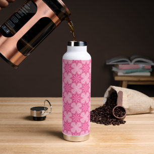 Bouteille D'eau Rose Et Blanc