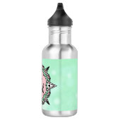 Bouteille D'eau Rose et Mint vert Be Kind (Droite)