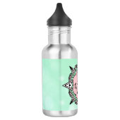 Bouteille D'eau Rose et Mint vert Be Kind (Gauche)