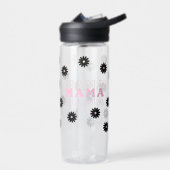 Bouteille D'eau Rose et Noir Mama Daisy (Gauche)