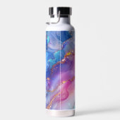 Bouteille d'eau rose et or (Plage)