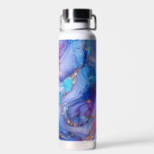 Bouteille d'eau rose et or (Arrière)