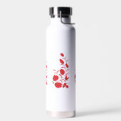 Bouteille D'eau Rose Madder, design floral Thunderbird (Gauche)